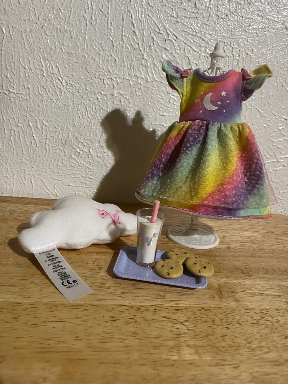 American Girl WellieWishers "Dream in Color" nightgown